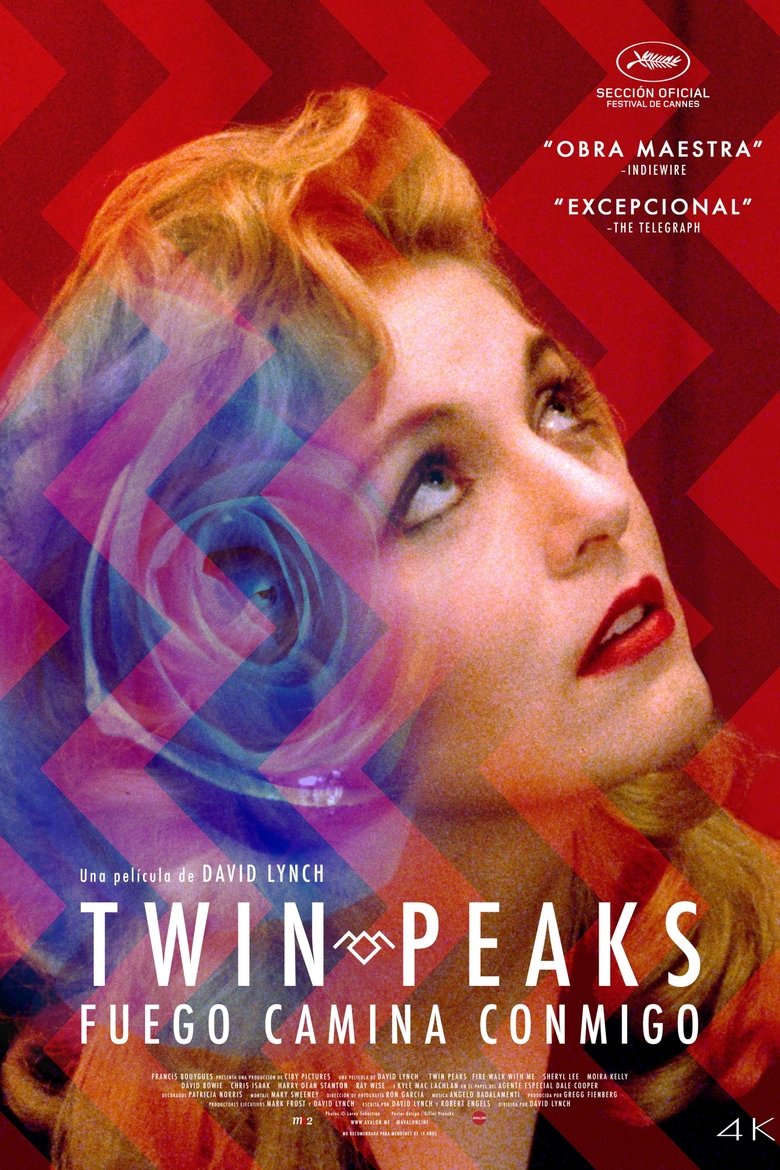 Cartel de Twin Peaks. El fuego camina conmigo, 1992