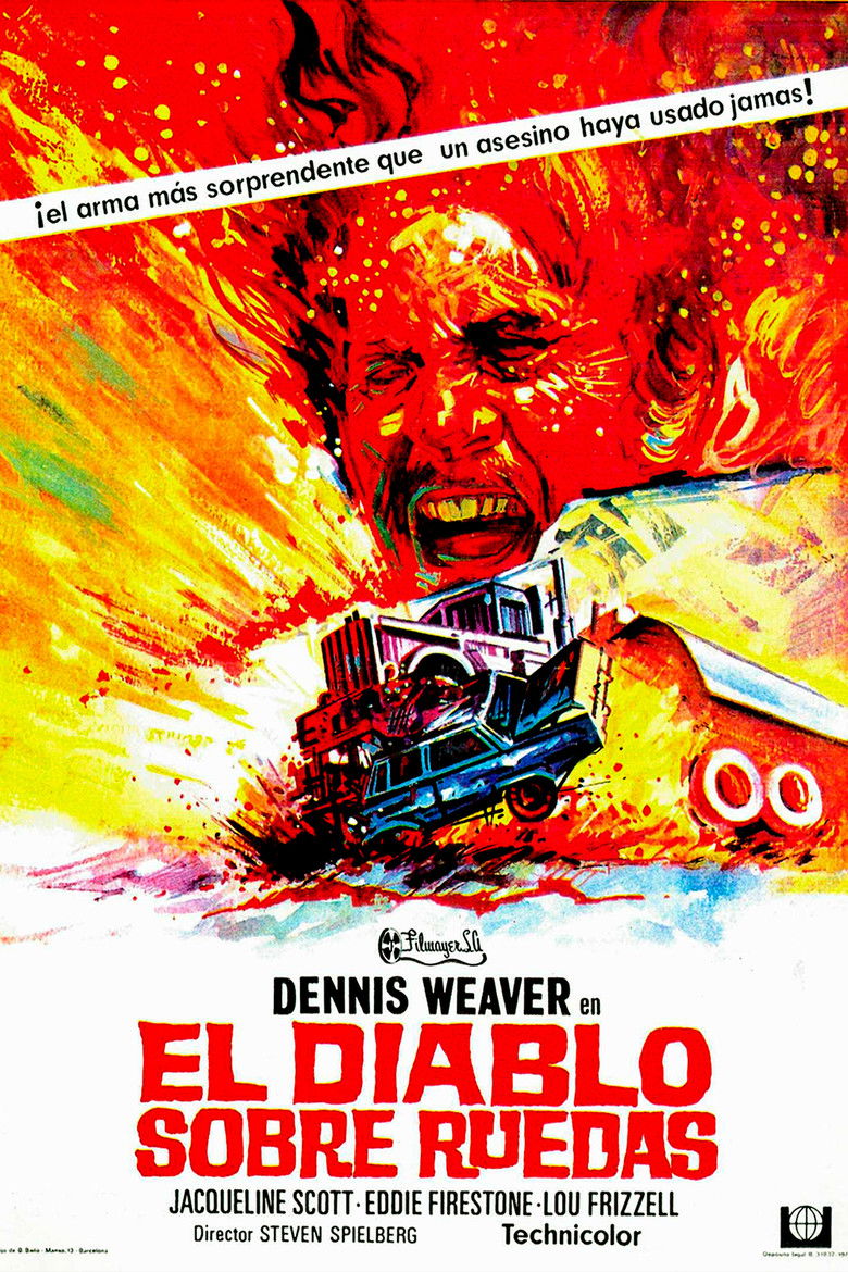 Cartel de El diablo sobre ruedas, 1971